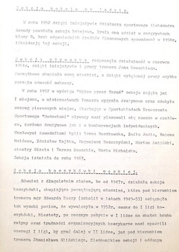 Torun Sport Club Budowlani 1947-1987