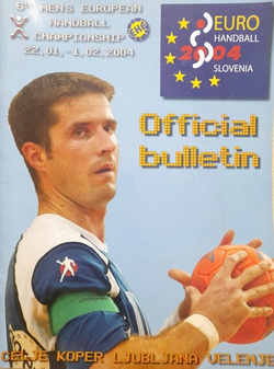 6th Men's European Handball Championship Slovenia 2004 official programme