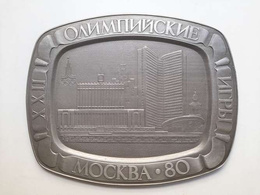 Plaque for the XXII Olympic Games Moscow 1980 (official product)