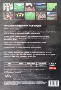 Champions of Europe 1955-2005. 50 years of European Cup and UEFA Champions League DVD film