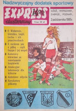 European Cups' Autumn 1987 Fans Guide (Express Ilustrowany magazine)