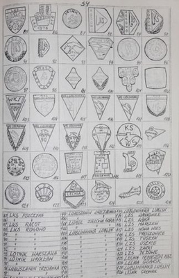 Catalogue of Polish football clubs badges
