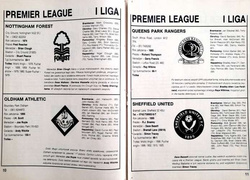 English Football Leagues 1992-93 Guide (Pilka Nozna magazine special edition)