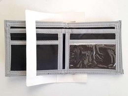 Tottenham Hotspur FC multi pocket black/grey canvas wallet (official product)