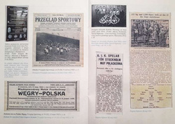 Historic football match in 1922 Sweden - Poland