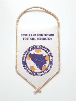 Bosnia and Herzegovina Football Association old crest pennant (two side)