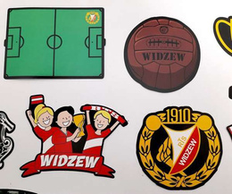 Widzew Lodz Fan's set of 10 stickers