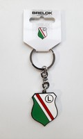 Legia Warsaw shield keyring (official product)