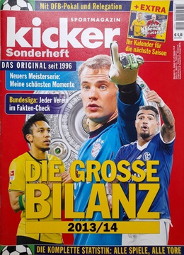 The Bundesliga 2013/2014 season summary (Kicker magazine)
