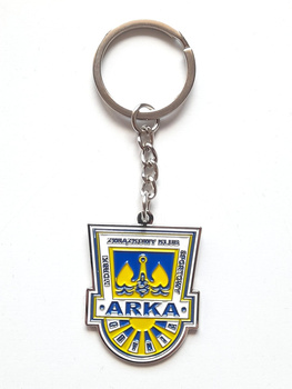 Arka Gdynia crest keyring (Official Licensed Product)
