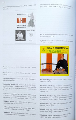 Lexicon of fighting arts. Masters and their schools