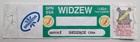 Widzew Lodz I league season 1996-1997 match ticket