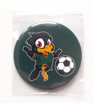 Slask Wroclaw mascot eagle Slezak button badge (official product)