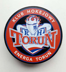 KH Energa Torun ice hockey puck (official product)