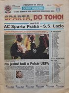 Sparta Prague - Lazio Rome Champions League official programme (07.11.2000) 