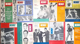 Boxing monthly magazine 1966 (set of 10 issues)