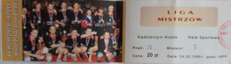 Mostostal Azoty Kędzierzyn Koźle - Casa Modena Unibon Men's Volleyball Champions League ticket (24.02.1999)