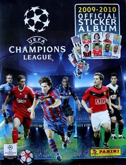UEFA Champions League 2009-2010 Official Licensed Panini Sticker Album (complete)
