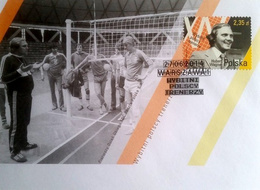 FDC envelope with stamp Hubert Wagner (Outstanding Polish Coaches)