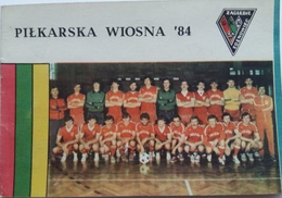 Programme GKS Zaglebie Sosnowiec spring 1984