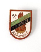 GKS Plomien Milowice Sosnowiec badge (enamel)
