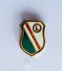 Legia Warsaw emblem badge (70s'-80s')