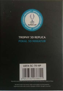 Replica UEFA Supercup Trophy 11 cm (Official Licensed Product)