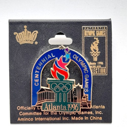 Centennial Olympic Games Atlanta 1996 badge (enamel, signature)