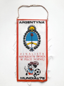 FIFA World Cup 1978 Team of Argentina pennant (PRL)