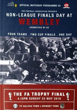 The FA Trophy and The FA Vase Finals official matchday programme (22.05.2016)