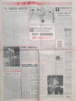 Przeglad Sportowy magazine - Olympic Games Mexico 1968 (19 issues)