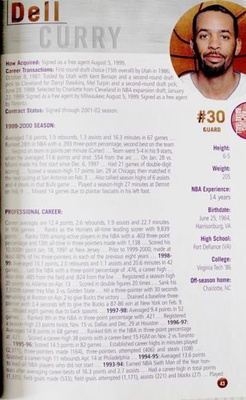 Toronto Raptors 2000-2001 Media Guide Basketball Canada