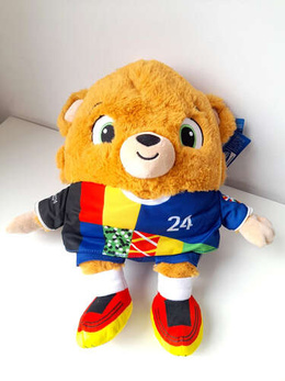 Euro 2024 Germany reversible plush big mascot Albart & ball (Official Licensed Product)