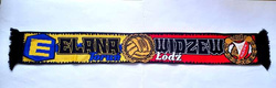 Widzew Lodz Elana Toruń fan's friendship scarf