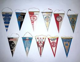 German football league clubs pennants (11 items)