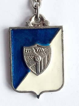 CD Malaga old crest keyring