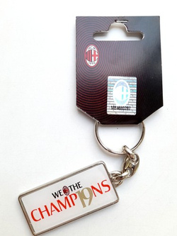 AC Milan We the Champ19ns. 19th Italy Championship one side keyring (official product)