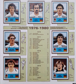 Euro Cup Panini Football Collections 1980-2020
