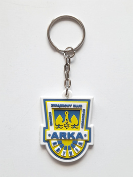 Arka Gdynia crest gum keyring (Official Licensed Product)