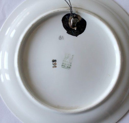 Souvenir plate World Cup Germany 1974 (original Polish porcelaine with signature)