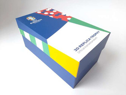 Replica of the trophy of the UEFA Euro 2024 Germany, 13,5 cm (Official Licensed Product)