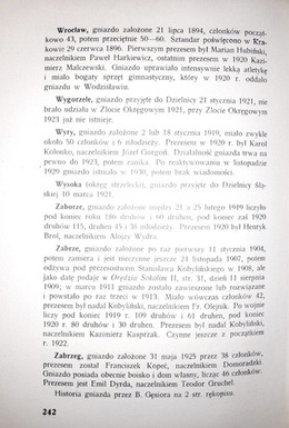 History of District Silesia Sokol Association (1937)