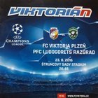 Viktoria Plzen - Ludogorets Razgrad Champions League official programm (23.08.2016)
