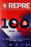 Czech Republic - Slovakia UEFA Nations League (19.11.2018) official programme