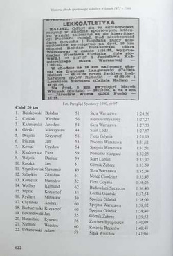 Race Walking in Poland in the years 1971-1980 (World of Race Walking Volume V)