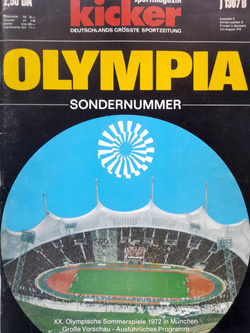 Summer Olympic Games Munich 1972 Fans Guide (kicker magazine)