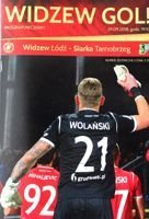 Widzew Lodz - Siarka Tarnobrzeg II league (29.09.2018) official programme