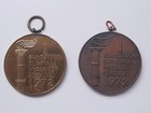 Medals of the 1st Białystok School Youth Olympics 1972 - gold and bronze