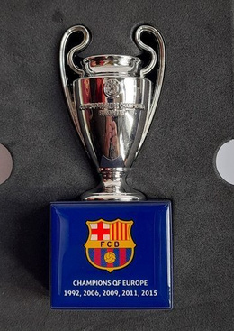 FC Barcelona UEFA Champions League Mini Replica Trophy (official licensed product)