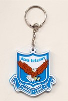 Speedway Club Orzel Lodz crest gum keyring (official product)